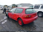 1994 Honda Civic Cx Красный vin: 2HGEH2350RH500798