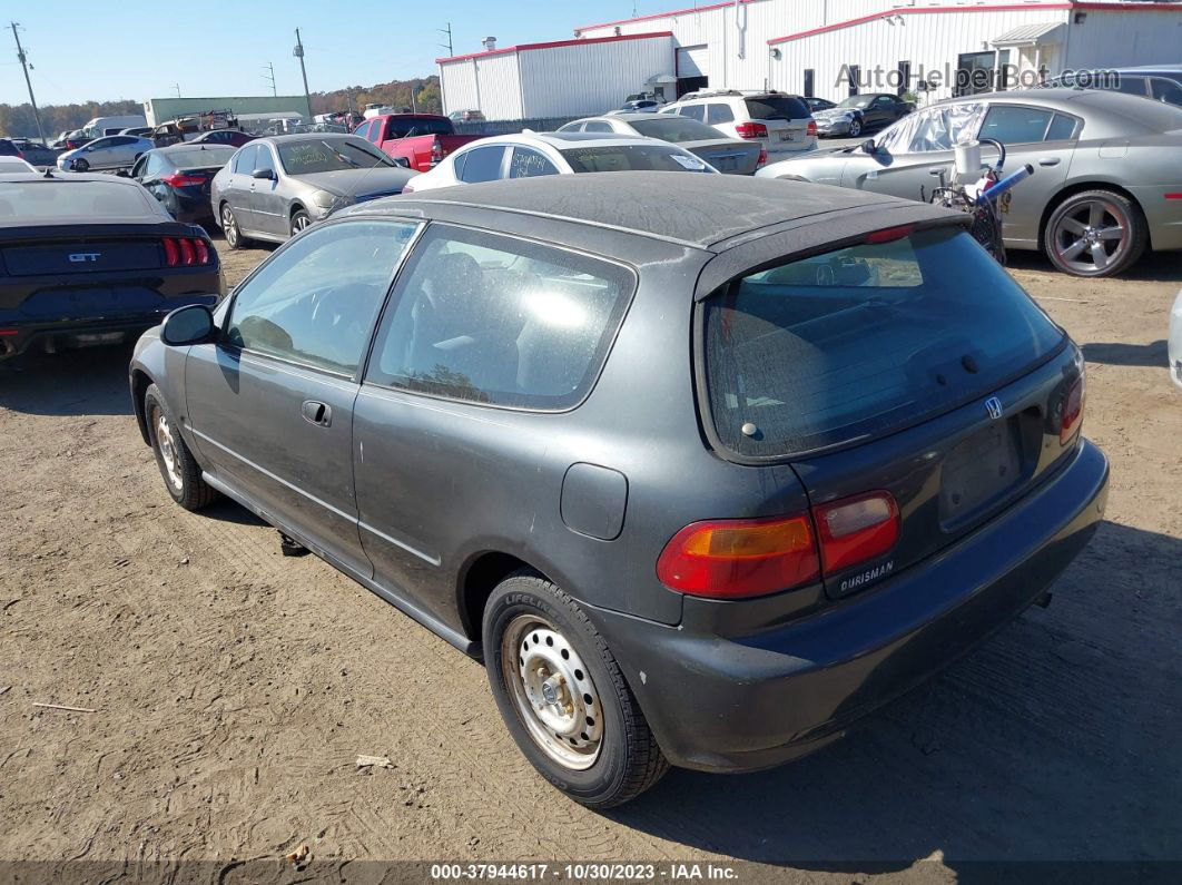 1993 Honda Civic Cx Black vin: 2HGEH2352PH526476