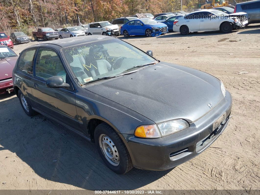 1993 Honda Civic Cx Black vin: 2HGEH2352PH526476