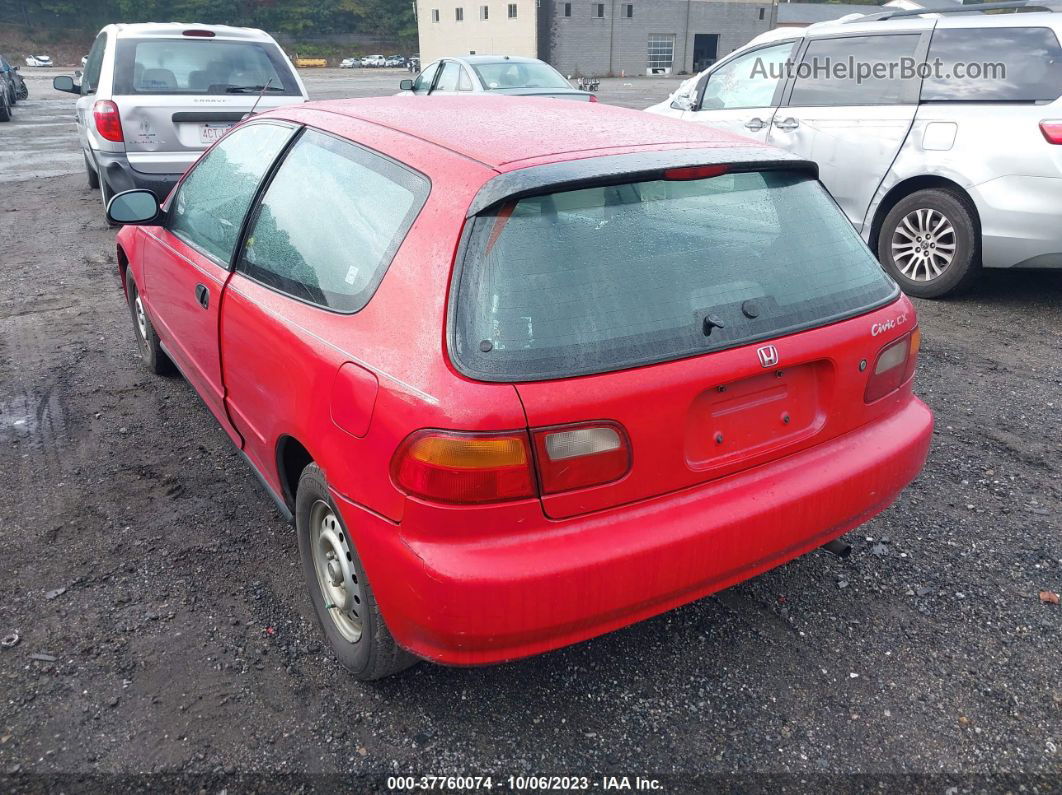 1995 Honda Civic Cx Red vin: 2HGEH2356SH512637