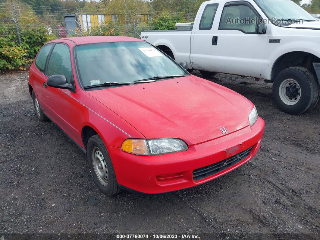 1995 Honda Civic Cx Red vin: 2HGEH2356SH512637