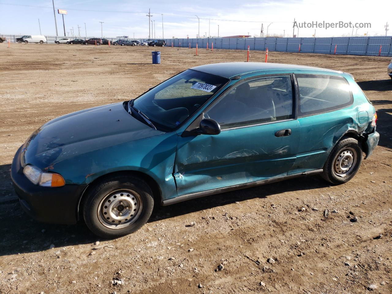 1995 Honda Civic Cx Green vin: 2HGEH2357SH512341