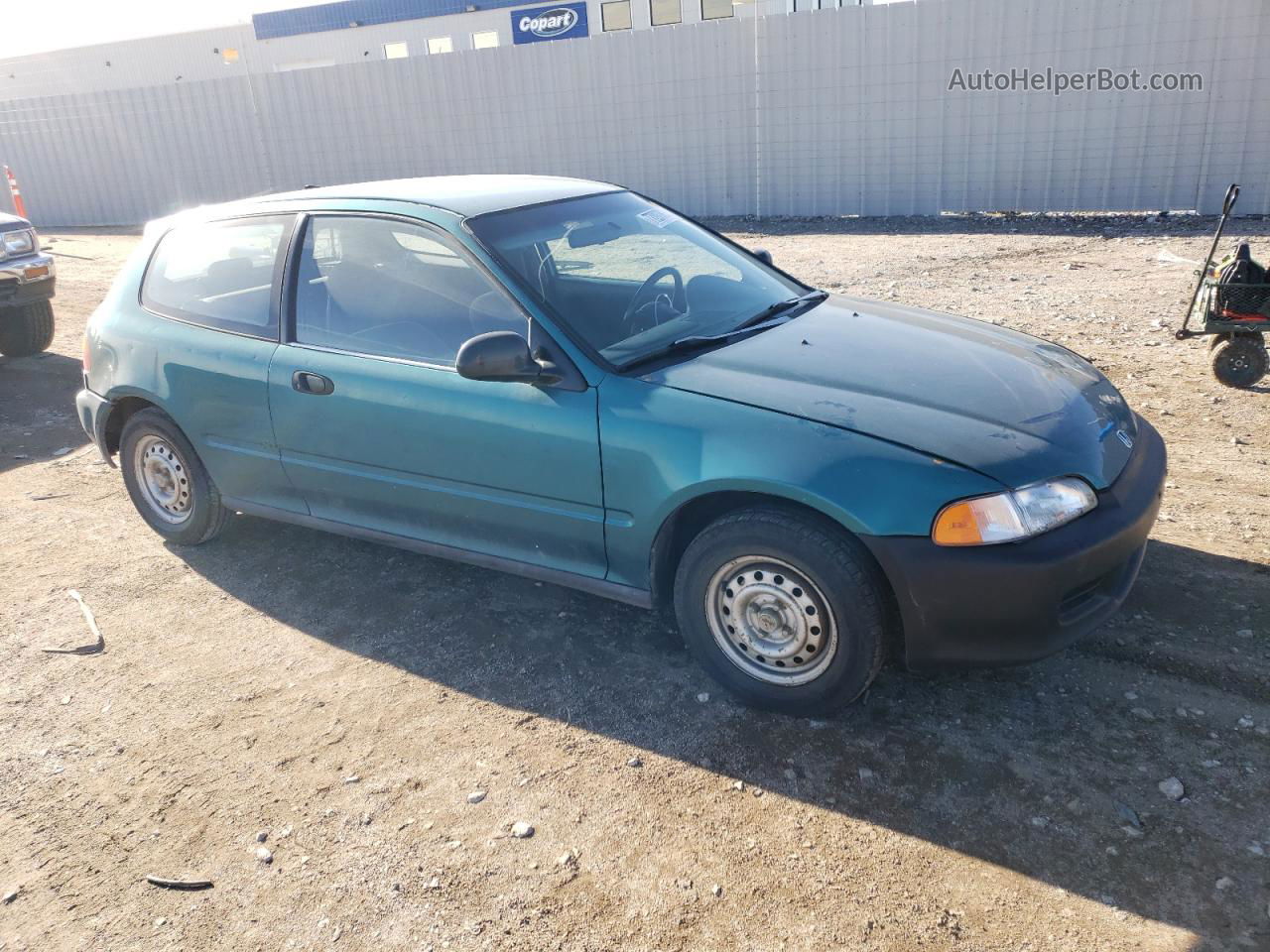 1995 Honda Civic Cx Green vin: 2HGEH2357SH512341