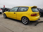 1994 Honda Civic Cx Yellow vin: 2HGEH2359RH507345