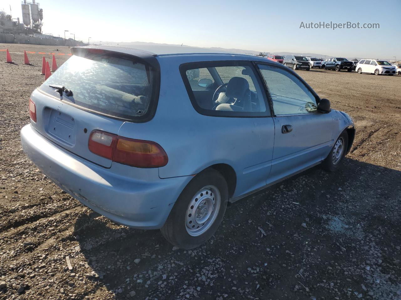 1993 Honda Civic Cx Синий vin: 2HGEH235XPH508839