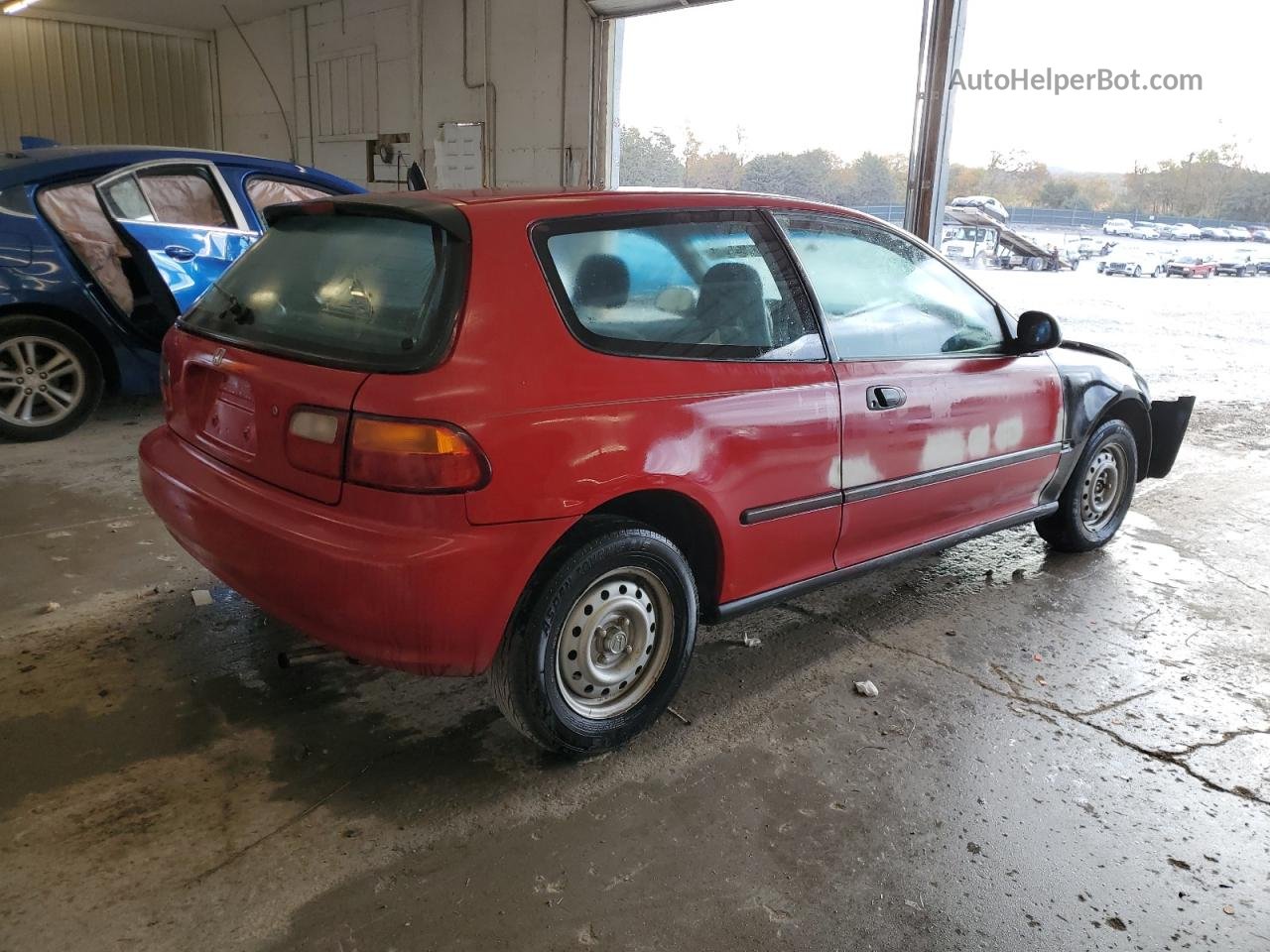 1995 Honda Civic Dx Красный vin: 2HGEH2360SH521049