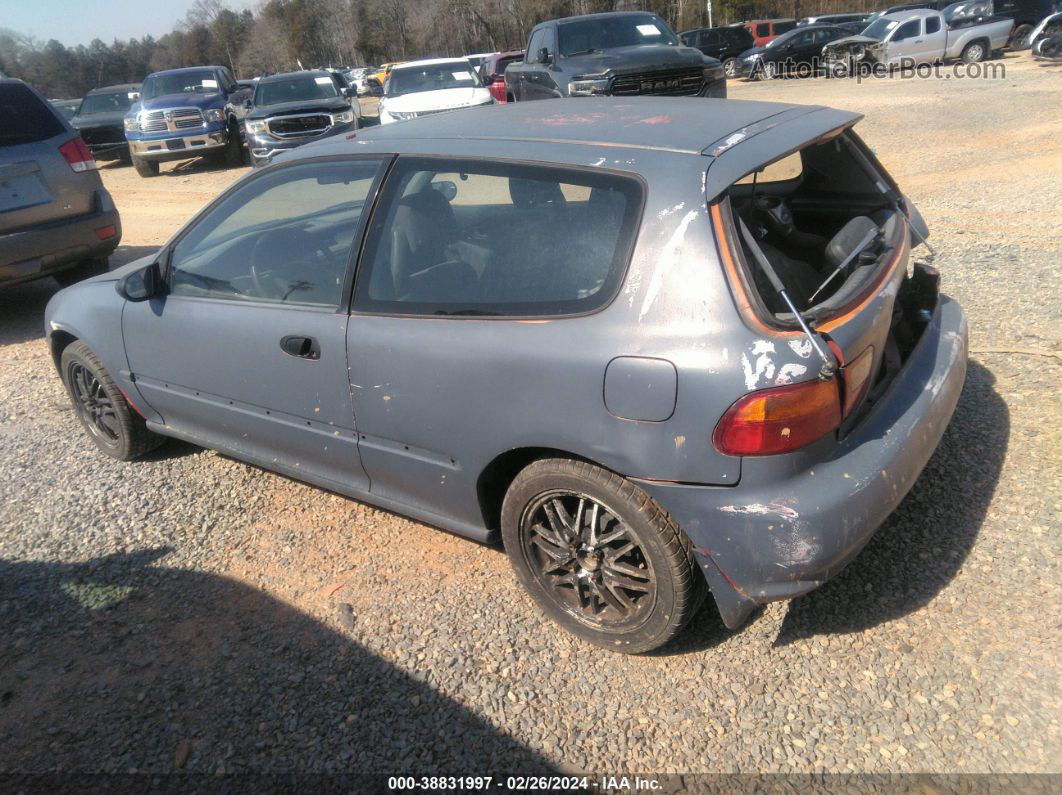 1994 Honda Civic Dx Gray vin: 2HGEH2361RH521328