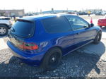 1995 Honda Civic Dx Blue vin: 2HGEH2363SH500776