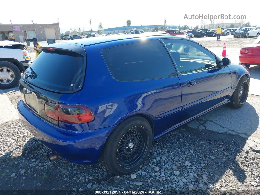 1995 Honda Civic Dx Blue vin: 2HGEH2363SH500776