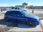 1995 Honda Civic Dx Blue vin: 2HGEH2363SH500776