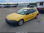 1993 Honda Civic Dx Yellow vin: 2HGEH2365PH515917
