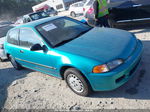 1994 Honda Civic Dx Teal vin: 2HGEH2365RH527410