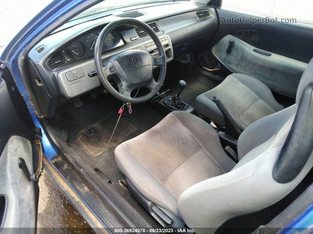 1993 Honda Civic Dx Blue vin: 2HGEH236XPH527335