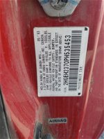 1993 Honda Civic Vx Красный vin: 2HGEH2370PH535453