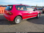 1995 Honda Civic Vx Red vin: 2HGEH2371SH500607