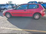 1995 Honda Civic Vx Red vin: 2HGEH2371SH500607