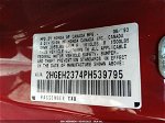 1993 Honda Civic Vx Красный vin: 2HGEH2374PH539795