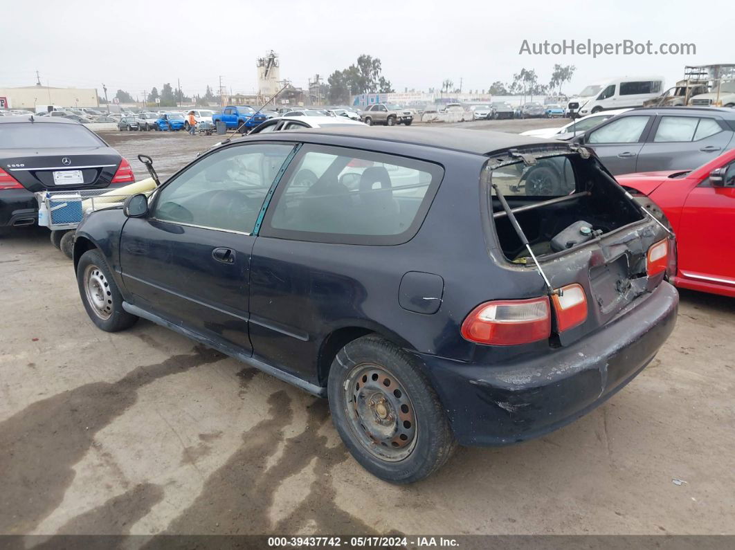 1994 Honda Civic Vx Dark Blue vin: 2HGEH2376RH501018