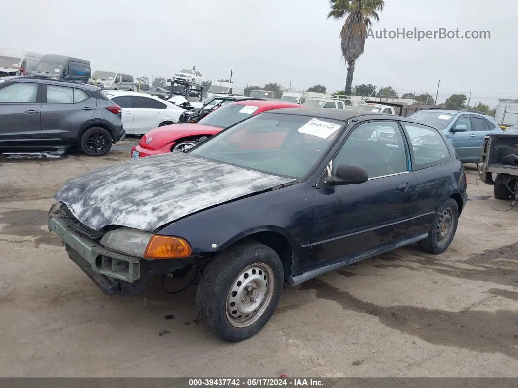 1994 Honda Civic Vx Dark Blue vin: 2HGEH2376RH501018