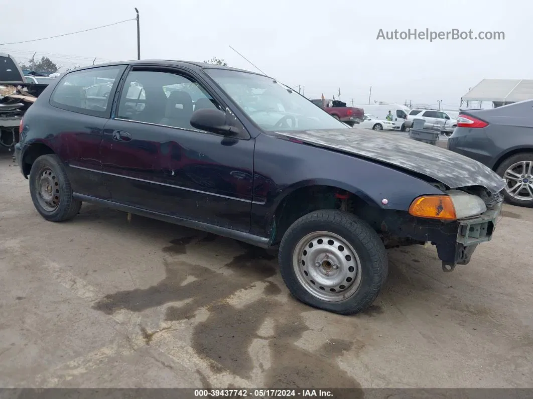 1994 Honda Civic Vx Dark Blue vin: 2HGEH2376RH501018