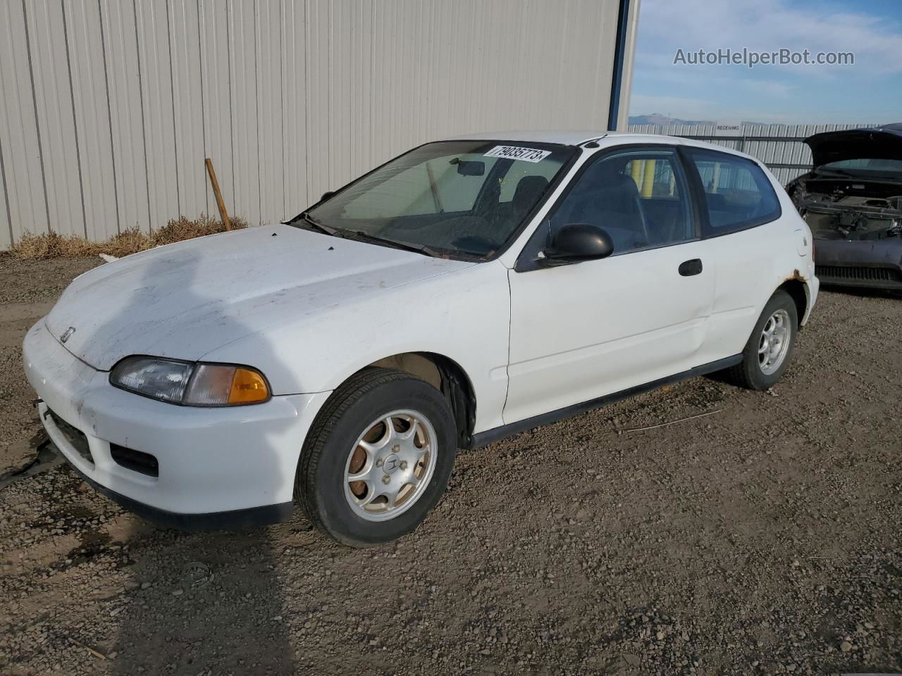 1993 Honda Civic Vx White vin: 2HGEH2379PH543471