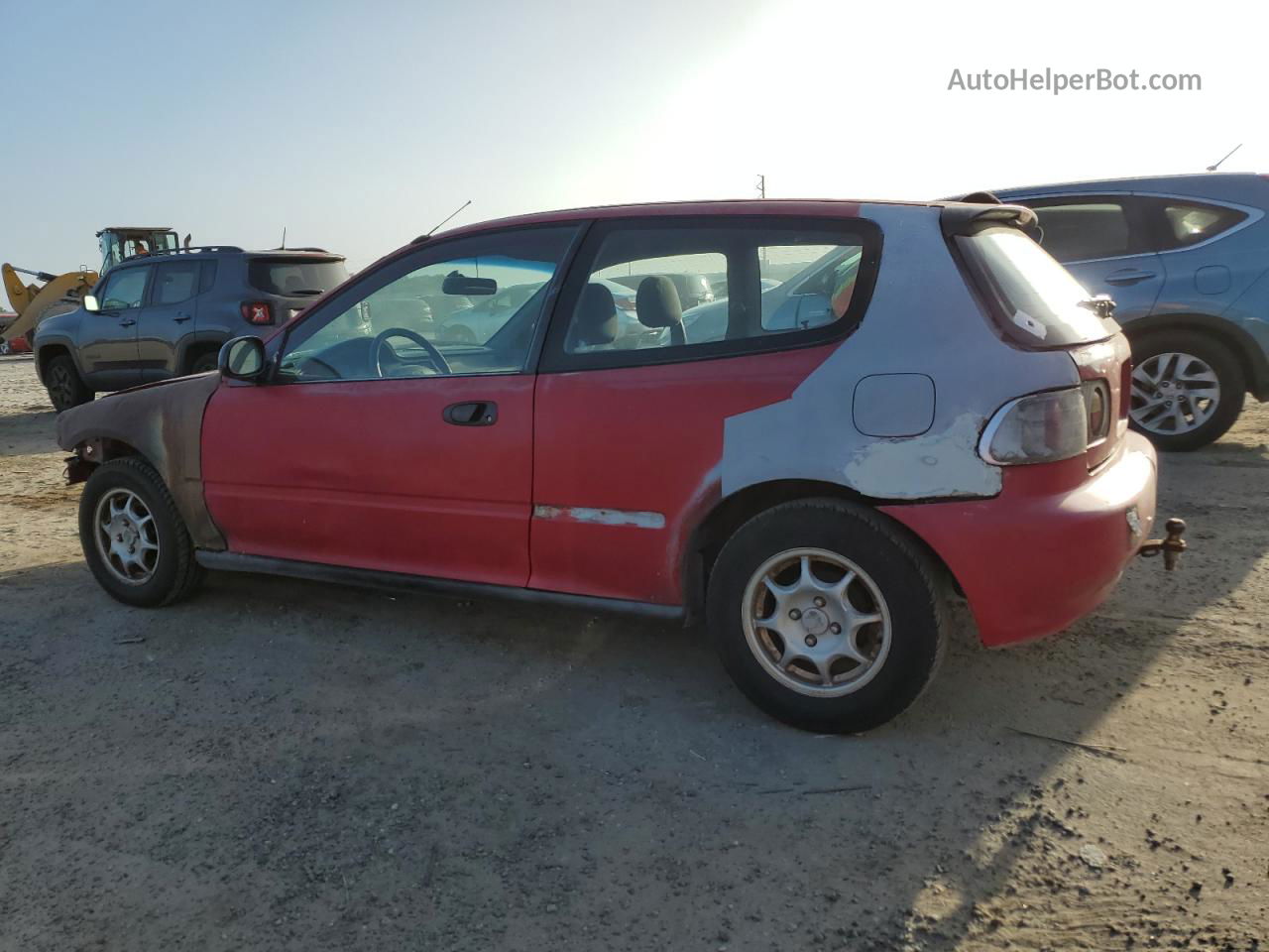 1994 Honda Civic Vx Red vin: 2HGEH237XRH524611