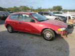 1994 Honda Civic Vx Red vin: 2HGEH237XRH524611