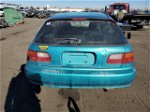 1994 Honda Civic Dx Green vin: 2HGEH2460RH523358