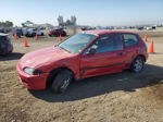 1993 Honda Civic Dx Red vin: 2HGEH2462PH535170