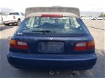 1994 Honda Civic Dx Blue vin: 2HGEH2465RH504658