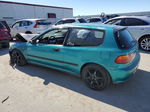 1993 Honda Civic Dx Teal vin: 2HGEH2466PH535740