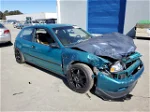 1993 Honda Civic Dx Teal vin: 2HGEH2466PH535740