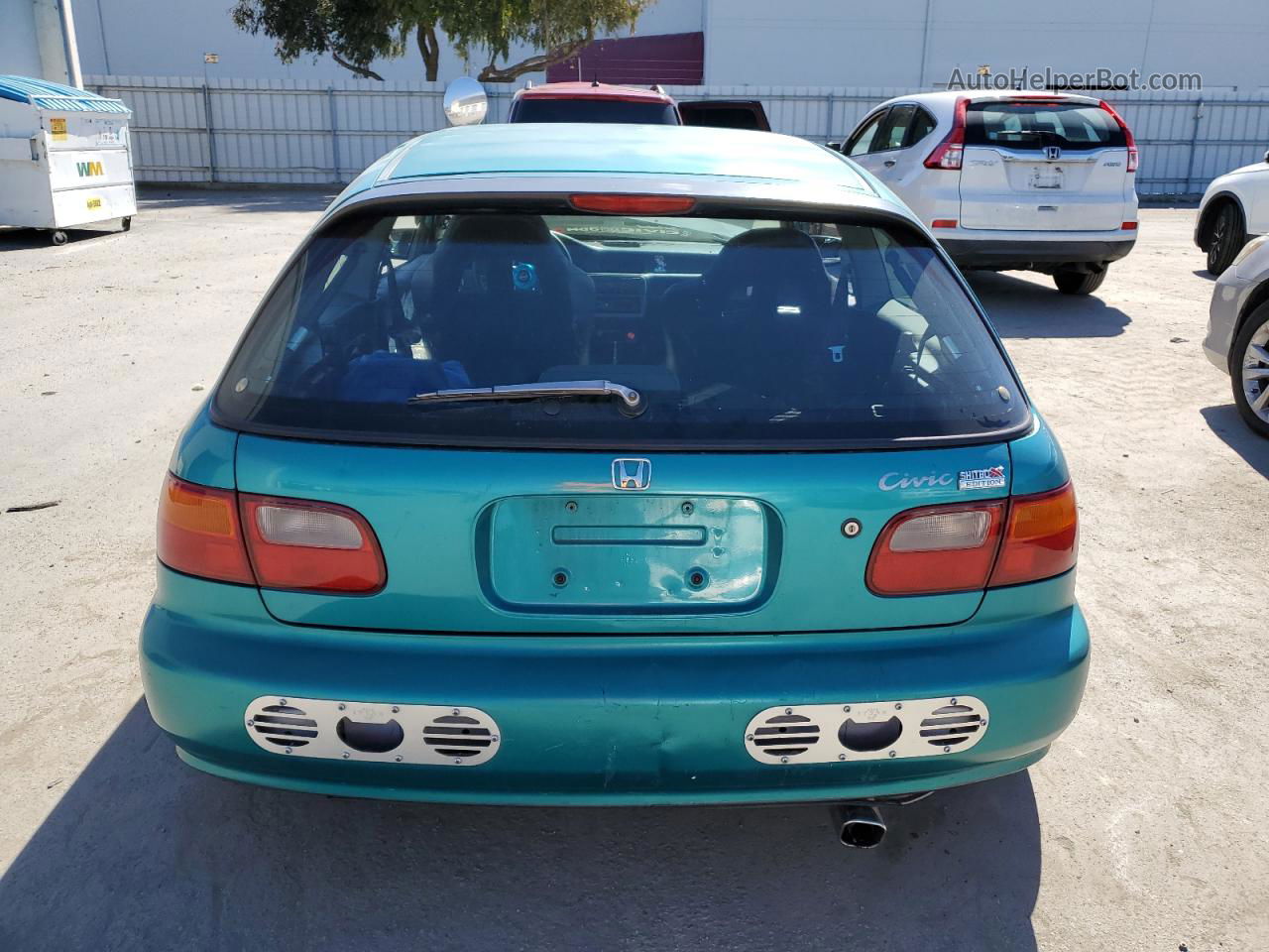 1993 Honda Civic Dx Teal vin: 2HGEH2466PH535740