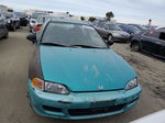 1993 Honda Civic Dx Turquoise vin: 2HGEH2466PH535768