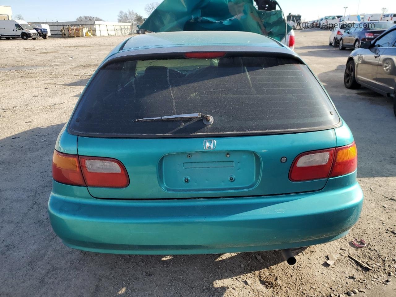 1994 Honda Civic Dx Turquoise vin: 2HGEH2466RH516690