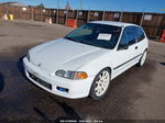 1995 Honda Civic Dx White vin: 2HGEH2466SH519174