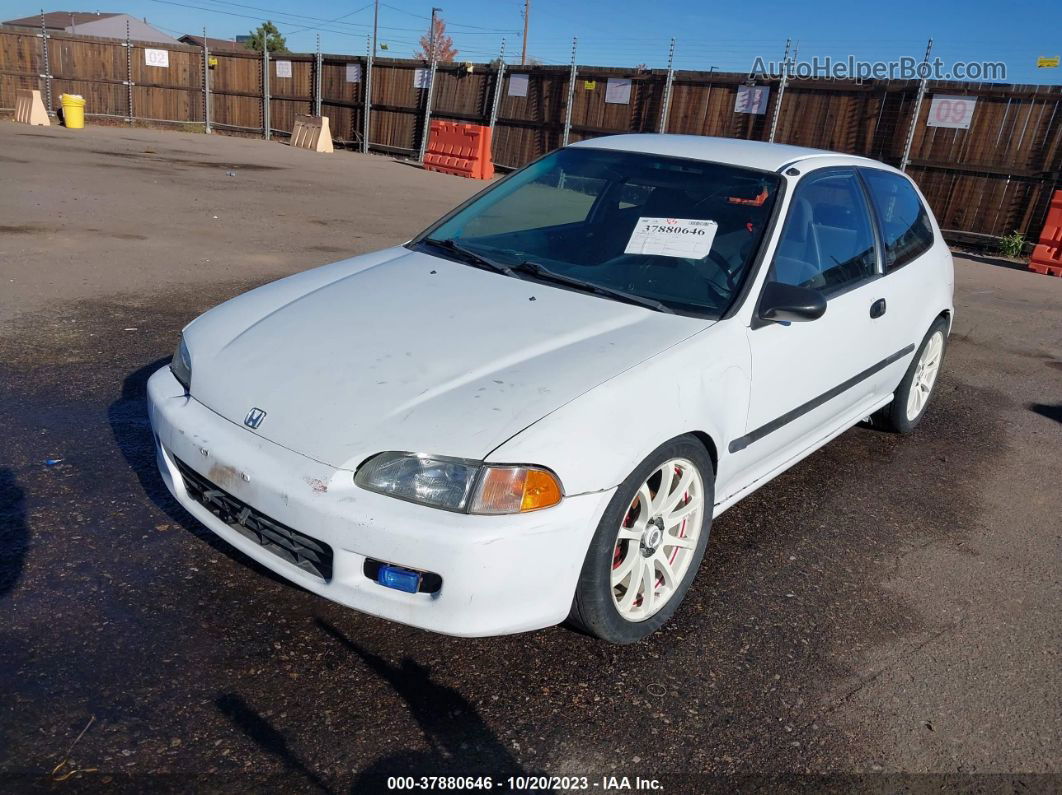 1995 Honda Civic Dx Белый vin: 2HGEH2466SH519174