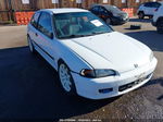 1995 Honda Civic Dx White vin: 2HGEH2466SH519174