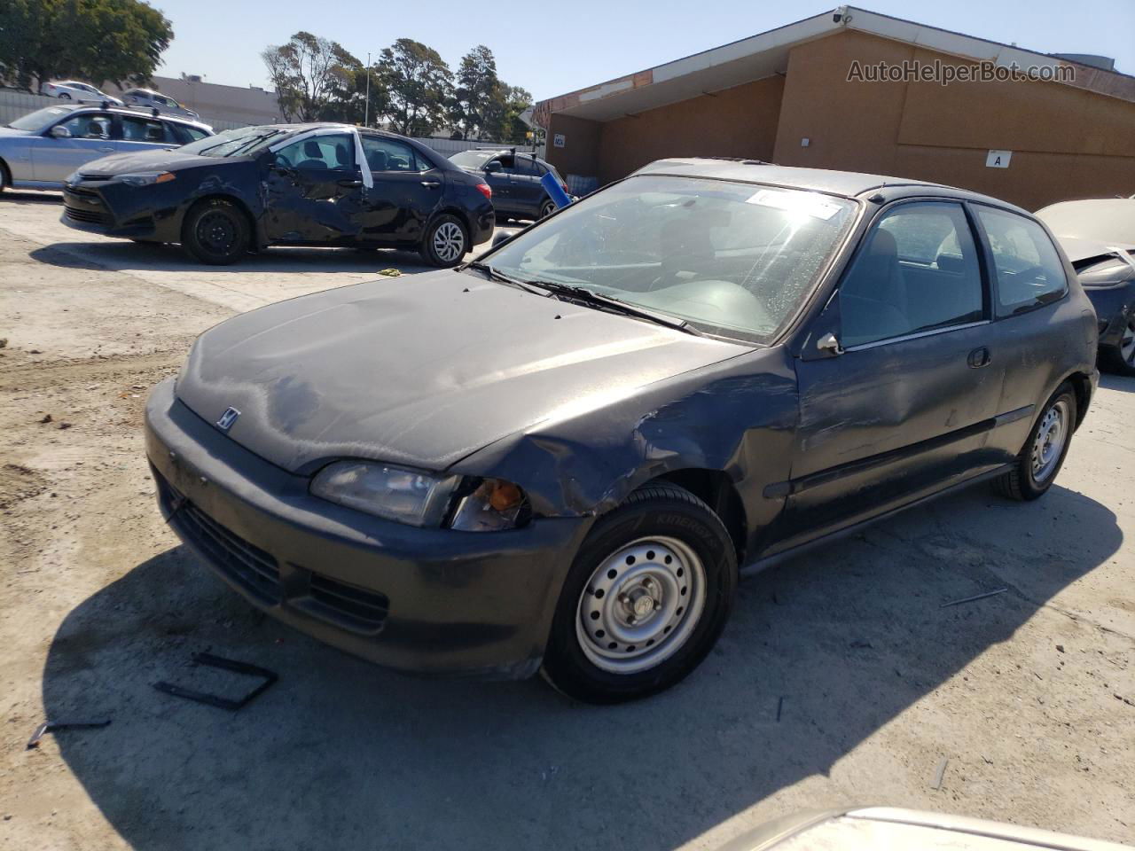 1995 Honda Civic Dx Gray vin: 2HGEH2468SH508726