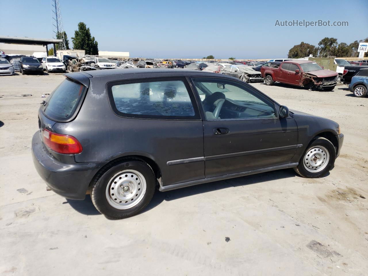 1995 Honda Civic Dx Gray vin: 2HGEH2468SH508726