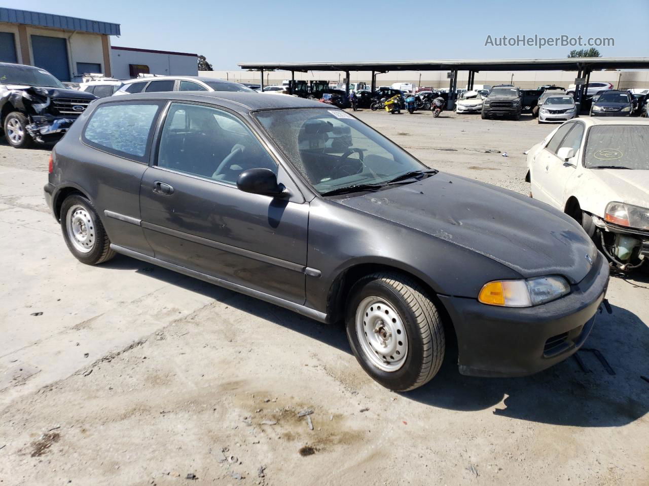 1995 Honda Civic Dx Gray vin: 2HGEH2468SH508726