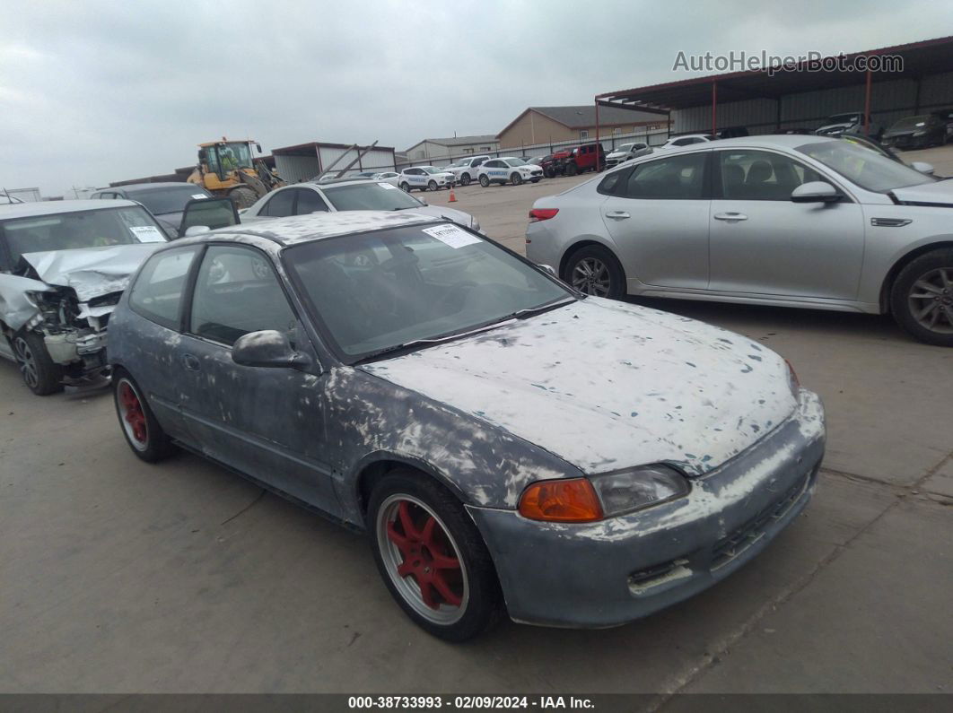 1995 Honda Civic Dx White vin: 2HGEH2469SH515510