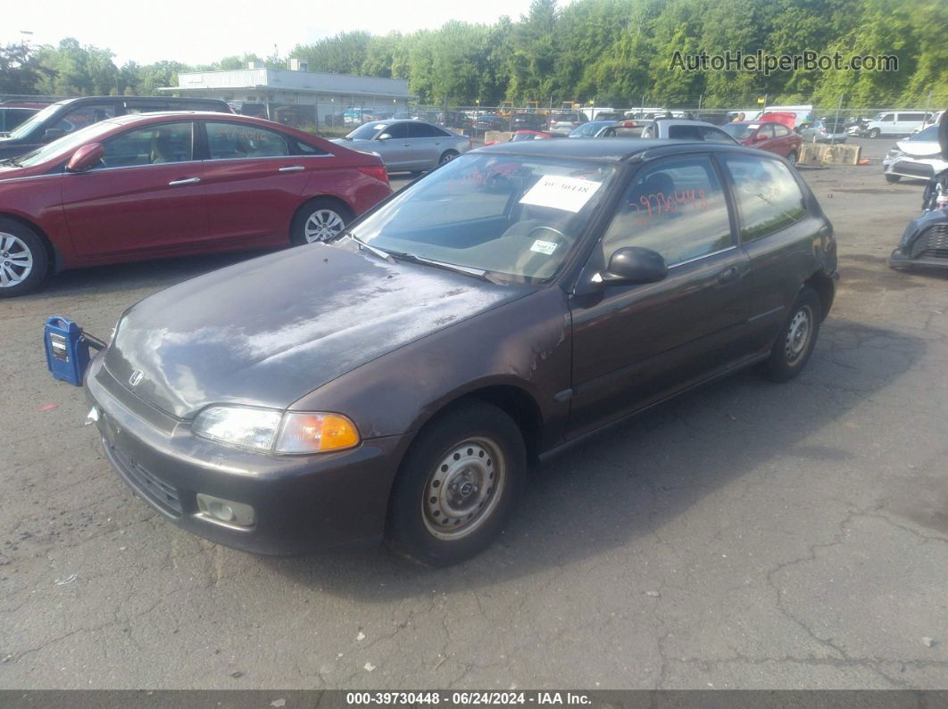 1993 Honda Civic Dx Gray vin: 2HGEH246XPH527642