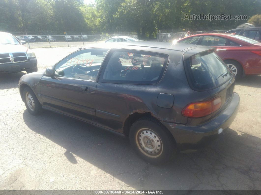 1993 Honda Civic Dx Gray vin: 2HGEH246XPH527642