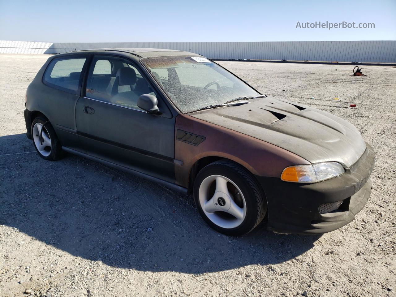 1994 Honda Civic Si Black vin: 2HGEH3382RH514461