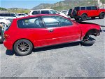 1994 Honda Civic Si Red vin: 2HGEH3383RH502299
