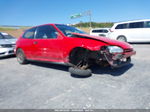 1994 Honda Civic Si Red vin: 2HGEH3383RH502299