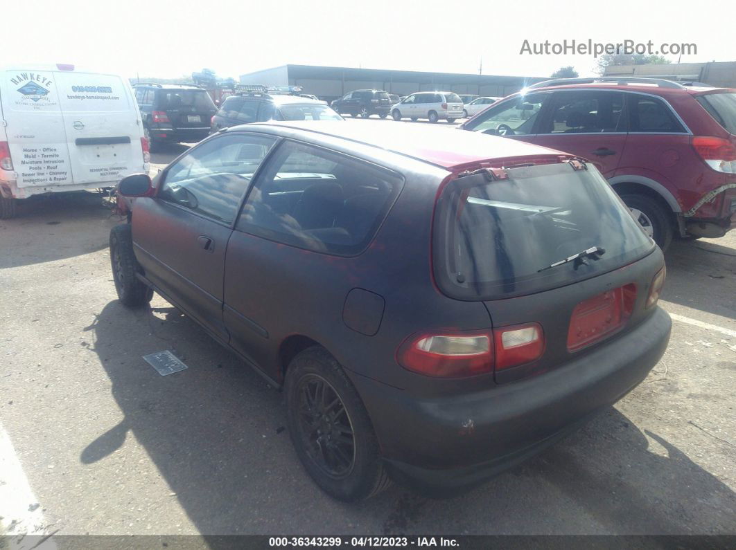 1994 Honda Civic Si Red vin: 2HGEH3394RH505284