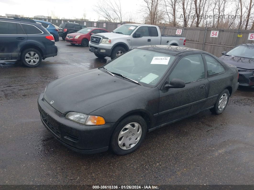 1994 Honda Civic Ex Black vin: 2HGEJ1121RH557597