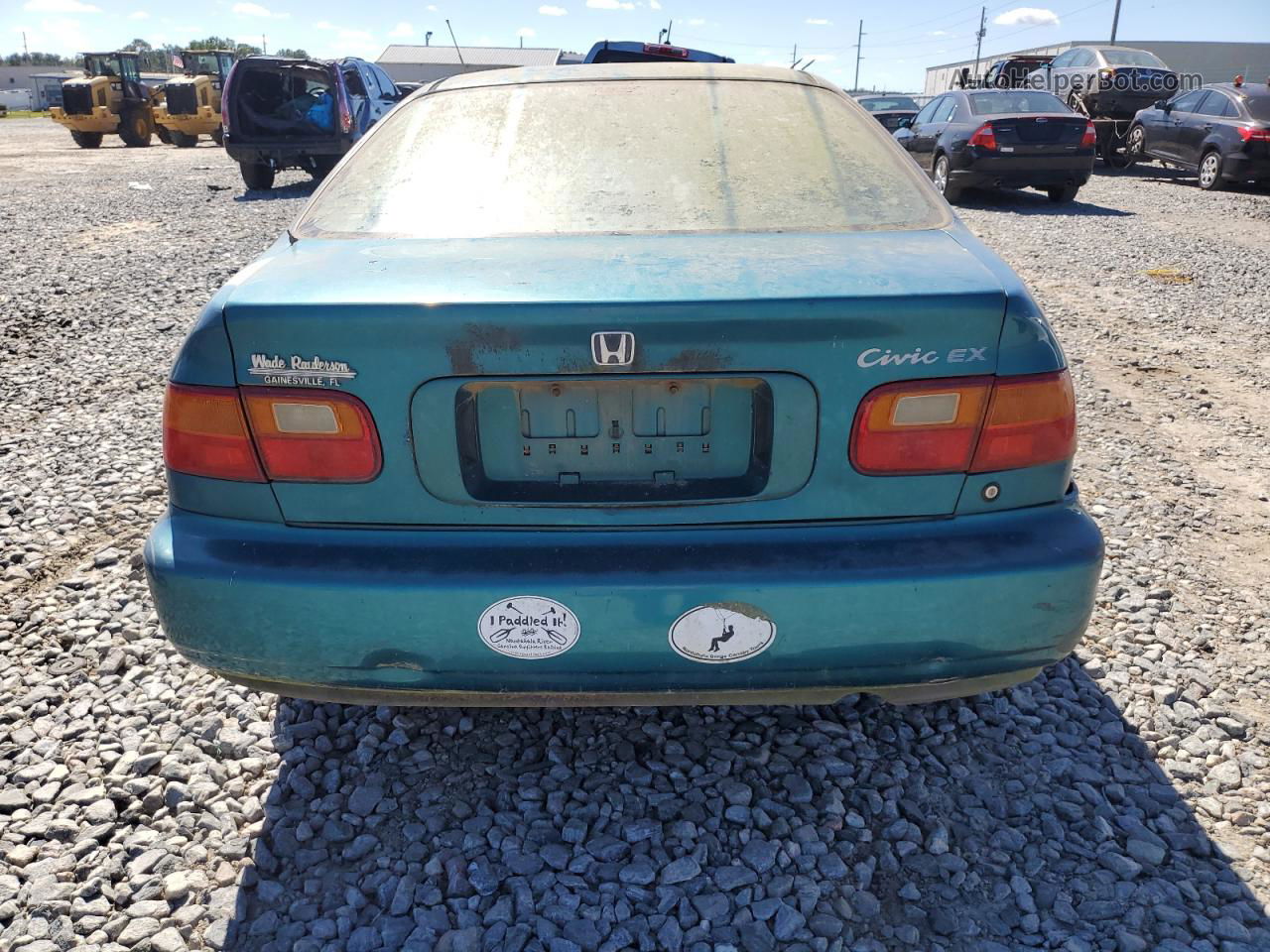 1995 Honda Civic Ex Green vin: 2HGEJ1121SH538117